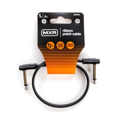 Jim Dunlop DCPR1 MXR Ribbon Patch Cable 1 ft (30 cm) L-L Yassı Pedal Ara Kablosu - Jim Dunlop