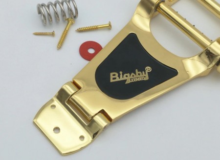 Jinho Lespaul Tarzı Bigsyby Vibrato Tailpiece Gold - Thumbnail