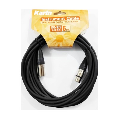 Karin - Karin 6 Metre İki ucu XLR Mikrofon Kablosu