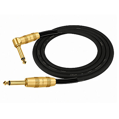 Kirlin 3 Metre Mono Plug Angel Bir Ucu L Bir Ucu Düz Çivi Enstrüman Kablosu - 3