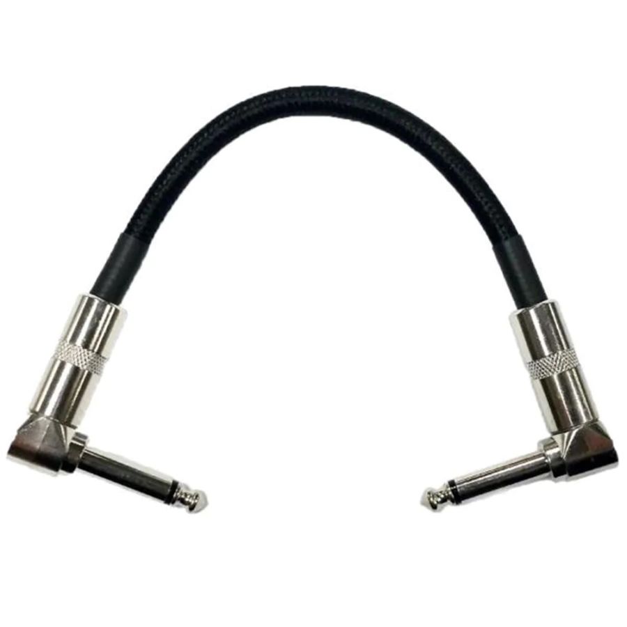 Kirlin KRP46 Örgü Pedal Ara Kablosu 15 cm L-L (Kumaş Kaplama Patch Cable) - 1