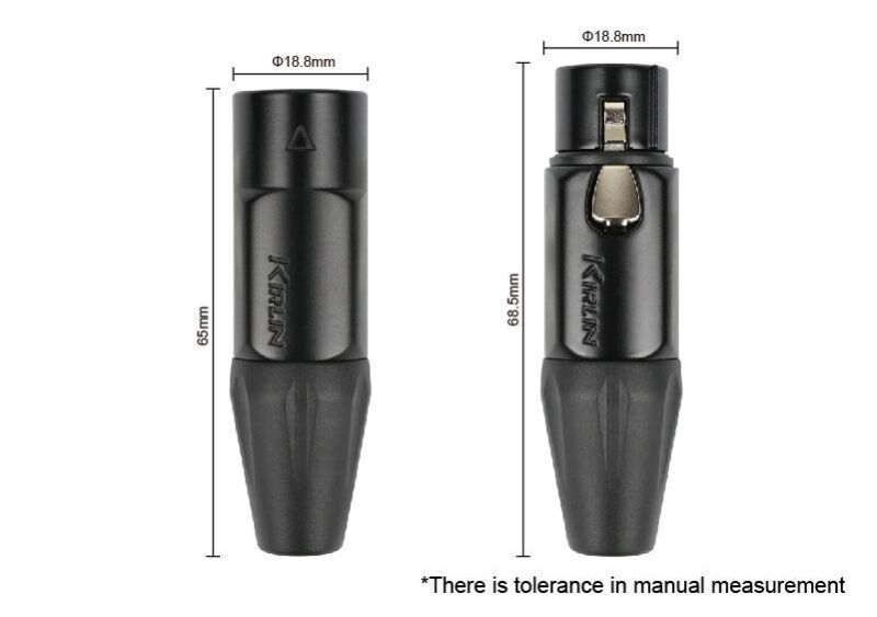 Kırlın Orıgınal MP-470-6M BK Xlr Erkek / Xlr Dişi Mikrofon Kablosu - 2