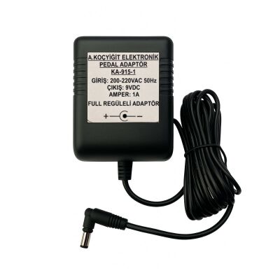 Koçyiğit 9V 1000mA Full Regüleli Pedal Adaptörü | MXR® Six Band EQ Uyumlu - Koçyiğit