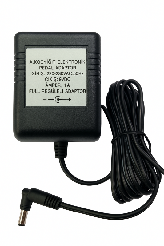 Koçyiğit 9V Dc Reguleli 1000mA-1200mA Pedal Adaptör(Dip gürültü yapmaz) - 1