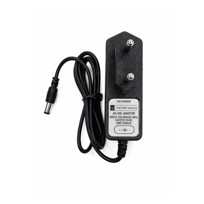 Koçyiğit 9V Dc Regulesiz 1000mA Pedal Adaptör - 1