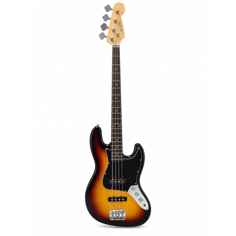 Lilya Sunburst 4 Telli Bas Gitar - 1
