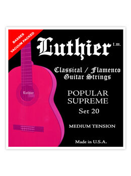 Luthier Set20 Nylon/ Medium Tension Klasik gitar Teli - 1