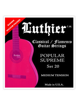 Luthier Set20 Nylon/ Medium Tension Klasik gitar Teli - 1