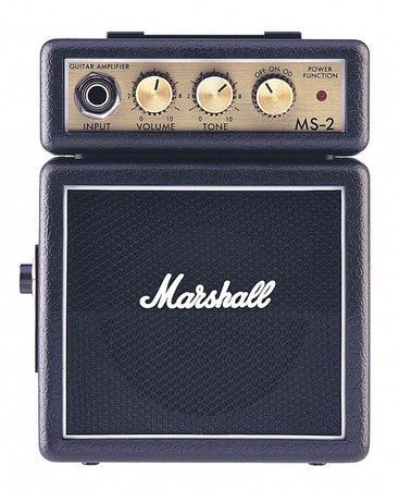 Marshall MS-2 Pilli Mikro Elektro Gitar Amfi - Siyah - Marshall 