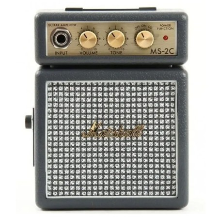 Marshall MS-2C Pilli Mikro Elektro Gitar Amfi - Gri - Marshall 