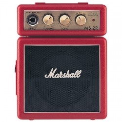 Marshall - Marshall MS-2R Pilli Mini Elektro Gitar Amfisi