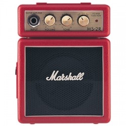 Marshall MS-2R Pilli Mini Elektro Gitar Amfisi - Marshall 