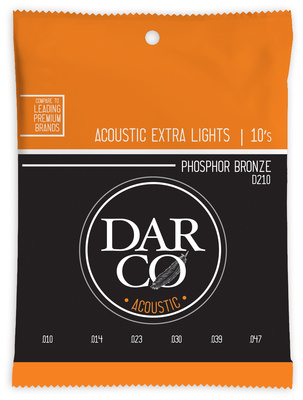 Darco D210 Phosphor Bronze Extra Light 10-47 Akustik Gitar Tel Takımı - Martin