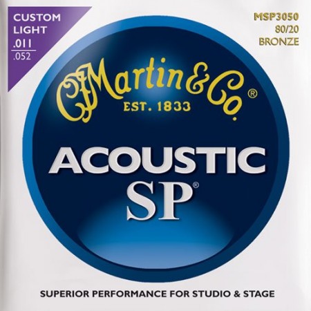 Martin Bronze MSP3050 Custom Light Akustik Gitar Teli
