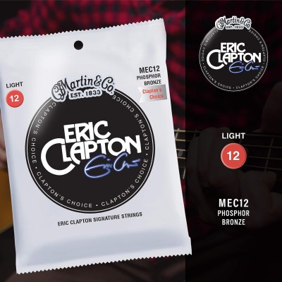 Martin & Co Eric Clapton's Choice (12-54) MEC12 Akustik Gitar Tel Takımı - Thumbnail