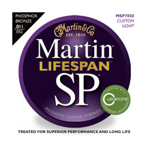 Martin - Martin Phosphor Bronze MSP7050 - 92/8 (Custom Light) 11-52 Akustik Gitar Teli