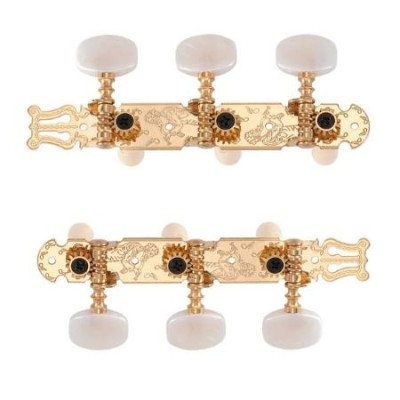 Maxtone GM33NG(3 Sağ-3 Sol) Gold Klasik Gitar Burgu Takımı - Maxtone