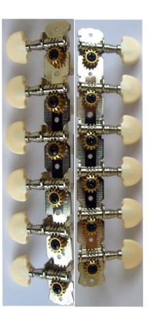 Maxtone GM66S 12 Telli Akustik Gitar Burgu Takımı 6+6 - Maxtone