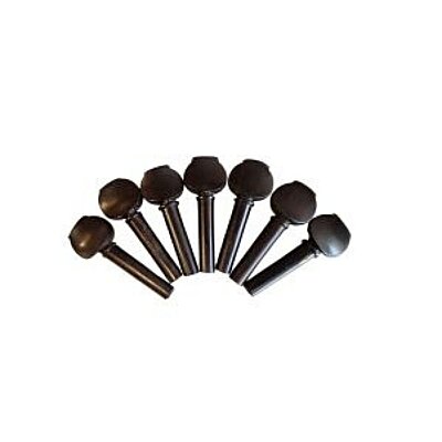 Abanoz Düz Kafalı Saz Burgusu 7'li Set - 3