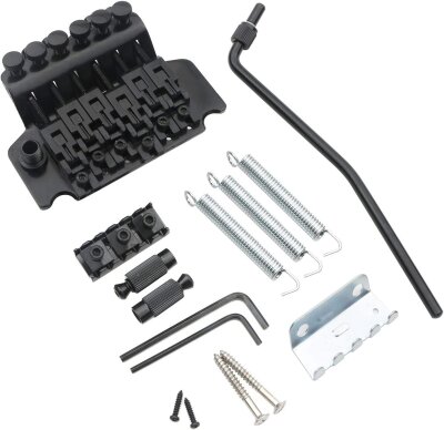 Mings 6 Telli Floyd Rose Tremolo Köprü Seti – Siyah - Mings