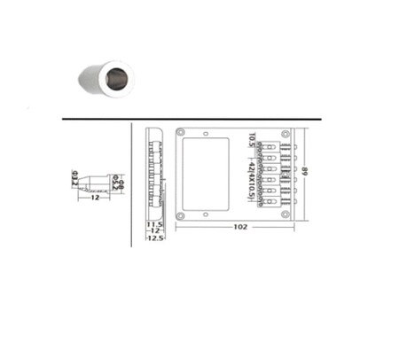 Mings TB005 Tele Humbucker Köprü - Thumbnail