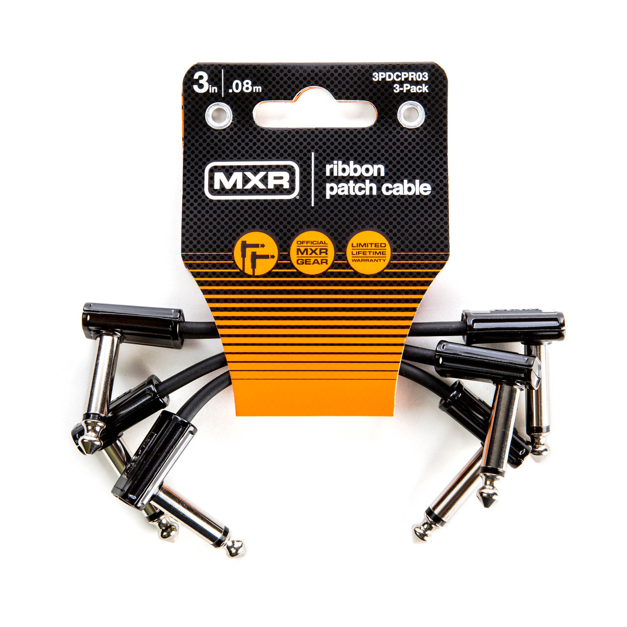MXR 3PDCPR03 80cm Ribbon Pedal Ara Kablosu (3'lü Paket)