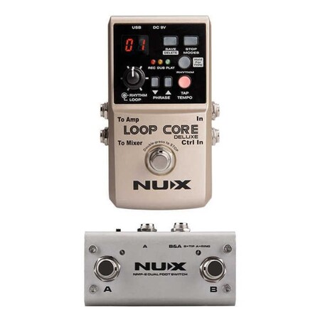 Nux Loop Core Deluxe Looper ve Kontrol Pedalı - Thumbnail