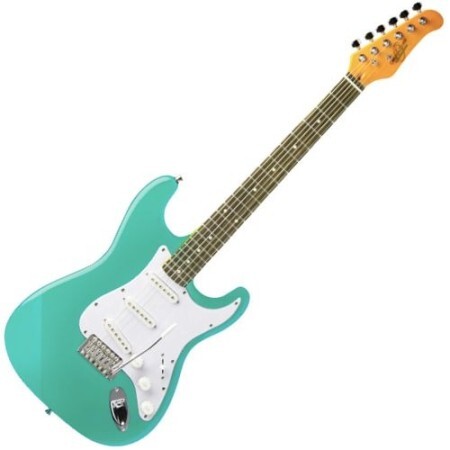 Oscar Schmidt Turkuaz Elektro Gitar - 4