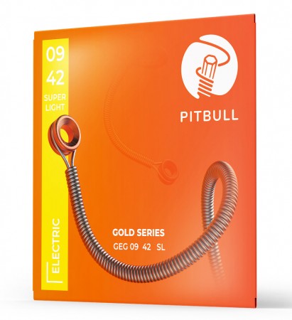 Pitbull Strings Gold Series GEG L Yeni Versiyon 09-42 Elektro Gitar Teli - Thumbnail