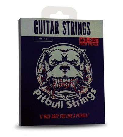 Pitbull Strings Gold Series GEG SL Super Light 09-42 Elektro Gitar Teli - Thumbnail