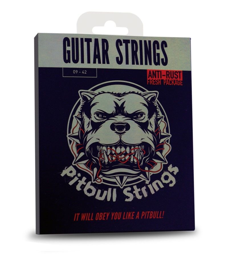 Pitbull Strings Gold Series GEG SL Super Light 09-42 Elektro Gitar Teli - 1