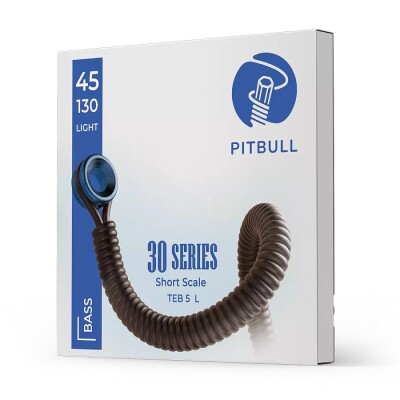 Pitbull TEB 5 45-130 Light Kısa Boy 5 Telli Bas Gitar Teli Short Scale - Pitbull