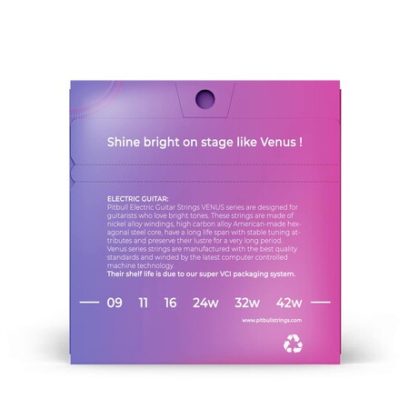 Pitbull Venus Series VEG 09-42 SL Elektro Gitar Takım Tel - 2