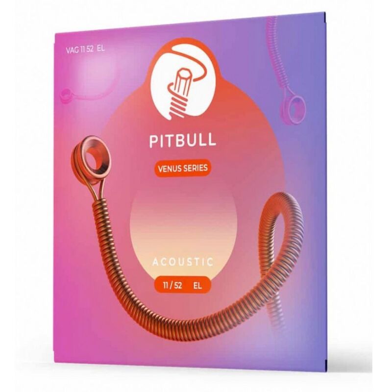 Pitbull Venus Serisi VAG 11-52 EL Akustik Gitar Tel Takımı - 1