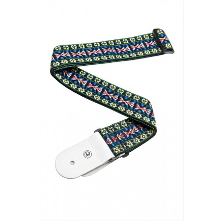 GİTAR ASKISI 50MM HOOTENANNY STYLE 4 Y/R/BL - 1