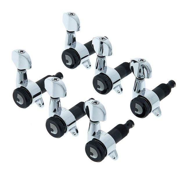 ELEKTRO GİTAR KULAĞI TEK SIRA MACHINEHEAD KROM 6 A - 1