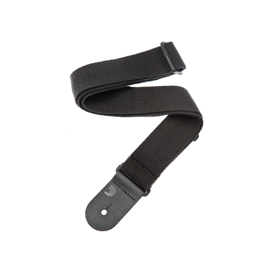 GİTAR ASKISI 50MM COTON ASKI SİYAH - 1