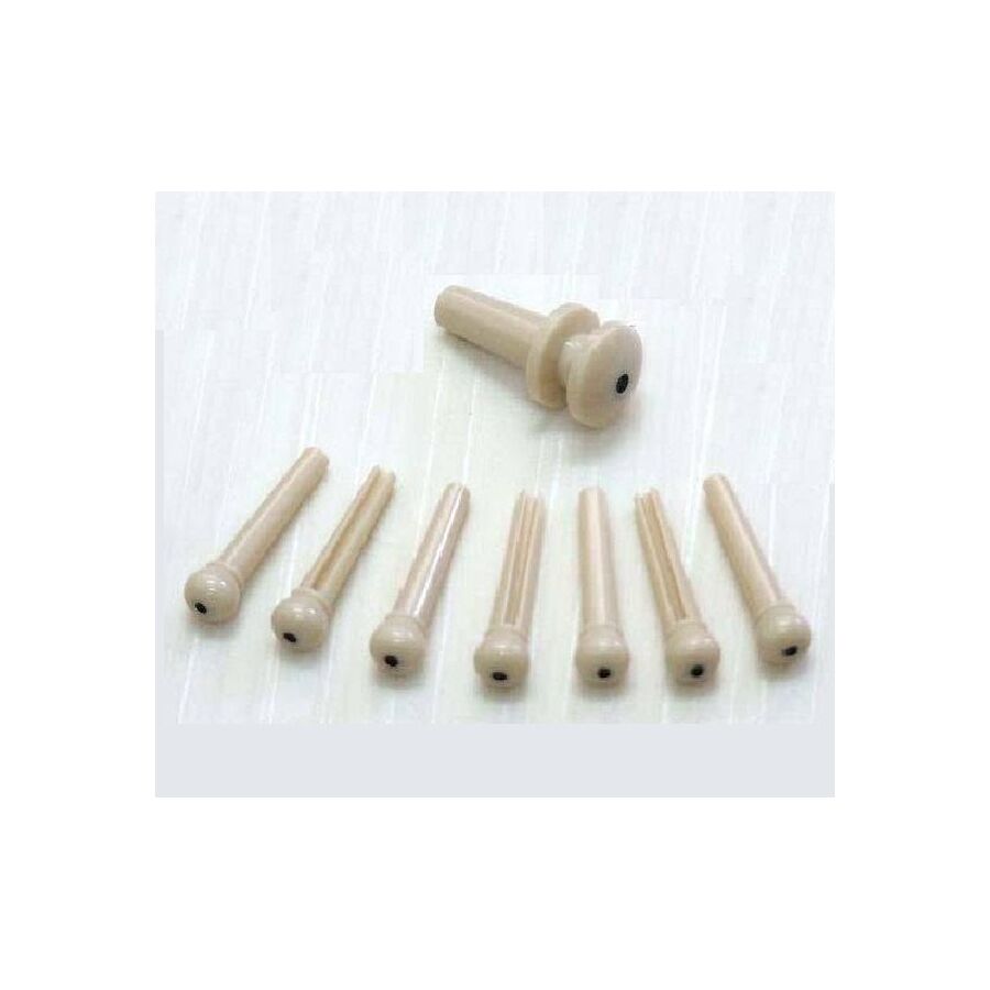 Endpin Set Beyaz ( 7 Köprü Pimi+ 1 Askı Pimi) - 2