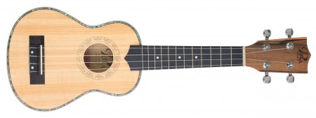 Puka PK-300 - Soprano Ukulele-Masif Kapak