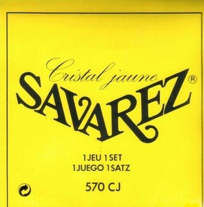 Savarez - Savarez 570CJ Crystal Jaune Klasik Gitar Tel Takımı