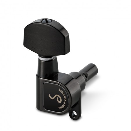 Schaller 10010423 M6 -180 3+3 Siyah Elektro Gitar Burgu Takımı - Schaller