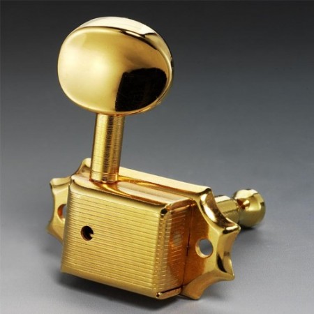 Schaller F-ST6B Gold 3+3 Elektro Gitar Burgusu - Schaller