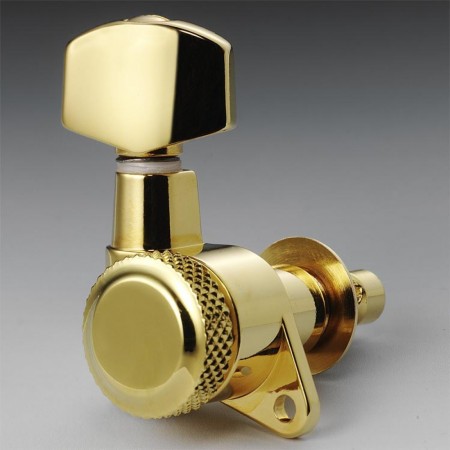 Schaller M6 Kilitli Gold 3+3 Elektro-Akustik Burgu Takımı - Schaller