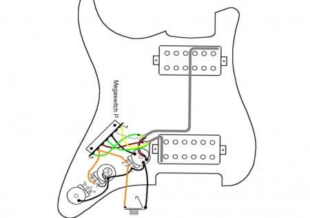 Schaller P Mega 5 Yollu Switch - Thumbnail