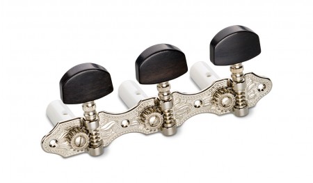 Schaller SC-10330151Abanoz Hauser Klasik Gitar Burgu Takımı(3+3) - Schaller