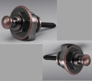 Schaller - Schaller Vintage Copper Kilitli Askı Pimi-Straplock
