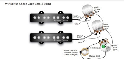 Seymour Duncan Apollo Jazz Bass 4 Telli Neck Manyetik - Thumbnail