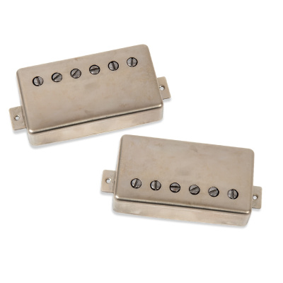 Seymour Duncan Hot Rodded Humbucker Set Raw Nickel (Ham / Eskitme Nikel Kapak) Manyetik Seti - Seymour Duncan