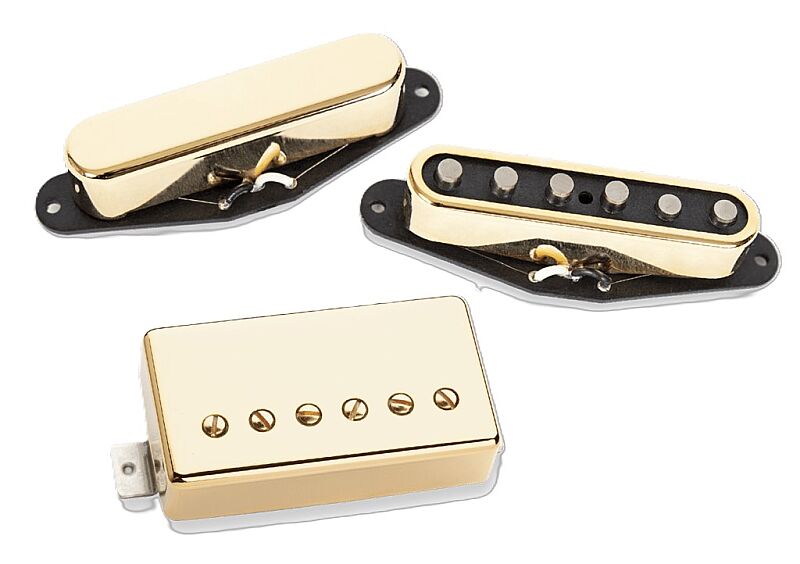 Seymour Duncan Lari Basilio Gold Cover Signature Gitar Manyetik Seti - 1