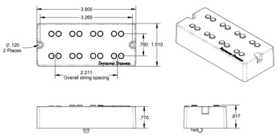 Seymour Duncan NYC 4 Telli Pasif Neck Manyetik - Thumbnail